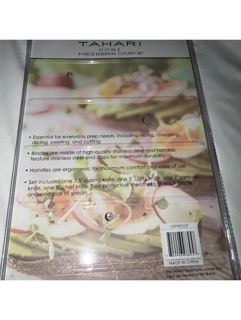 Pink & Gold  Knives Set 9 Piece Cutlery Set Tahari New